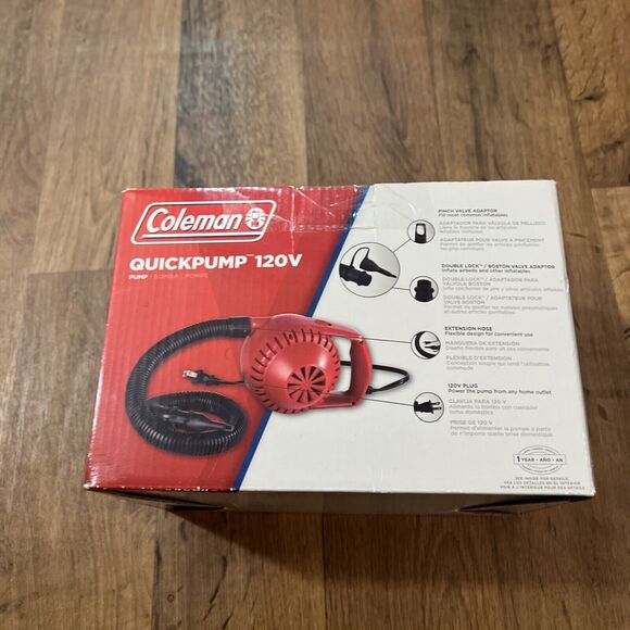 Coleman Quickpump 120V Pump Inflate / Bomba For Airbeds / New - Picture 8 of 11